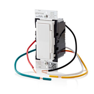 Leviton D26HD-1BW Decora Smart Wi-Fi 600W Universal LED/Incandescent Dimmer - Image 2