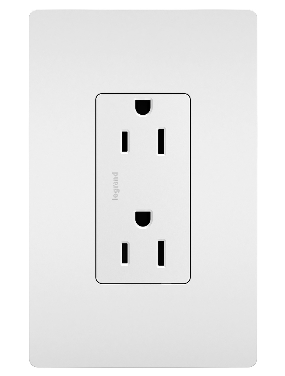 Legrand Tamper Resistant Duplex Receptacle 15A, 125V, White Platinum