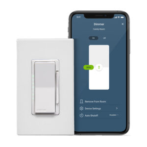 Leviton D26HD-1BW Decora Smart Wi-Fi 600W Universal LED/Incandescent Dimmer - Image 1