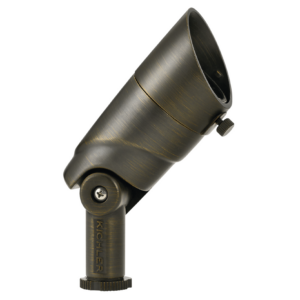 Kichler 12VAC/DC VLO 8 Watt Centennial Brass Landscape Accent Light, Sml