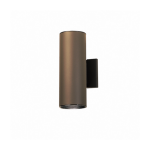 Kichler 12" Cylinder Outdoor Wall Light in Architectural Bronze