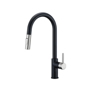CAE Single Lever Pull-Down Kitchen Faucet - PBR/PBN Finish