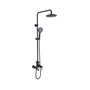 CAE York 3-Way Single Lever External Rain Shower Mixer - Matte Black