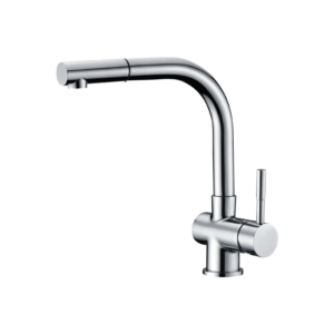 CAE Single Lever Pull-Out Spray Kitchen Faucet - Chrome