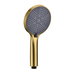 CAE 3-Jet Round Handshower (120mm) in Matte Gold