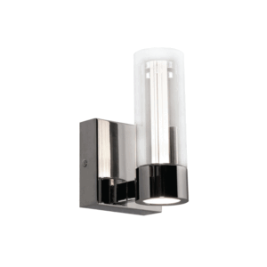 AFX Delphia 8" LED Sconce - Polished Chrome