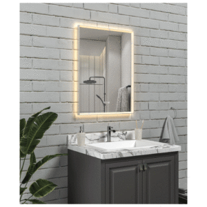 Glacier 24" x 36" x1.5" Rectangle Front & Backlit LED Mirror