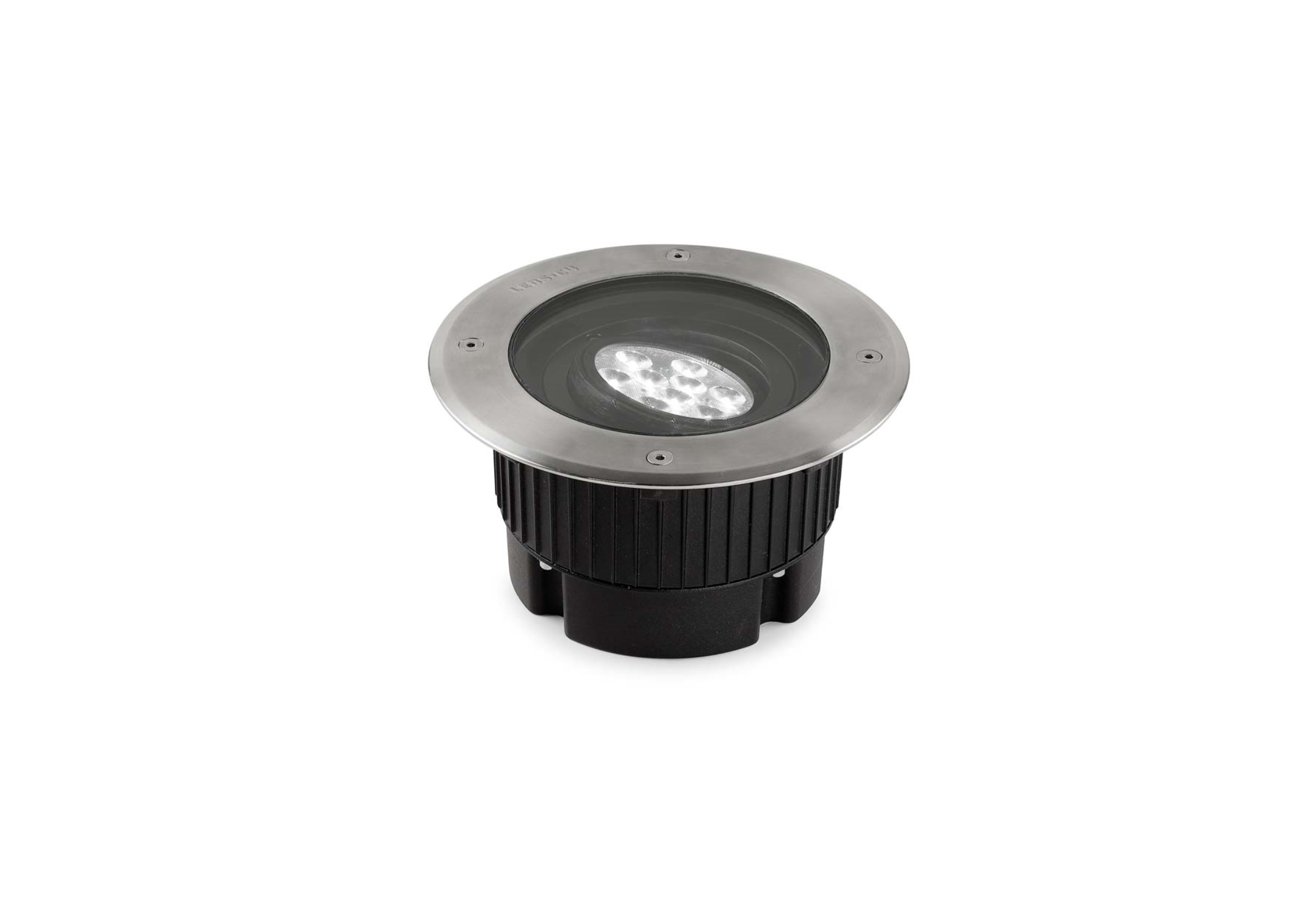 LEDS.C4 Gea 2.2 Watt Cree LED Uplight IP67 Warm White Platinum