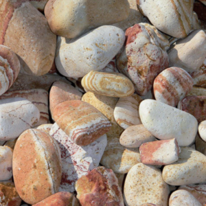 Sunset Natural Stone Bolo Rainbow 25-50mm- 20kg bag